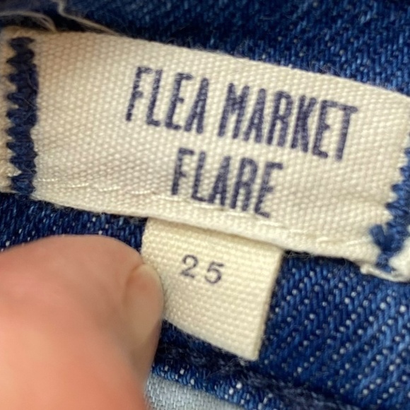 MADEWELL Flea Market Flare Jeans E5293 Size 25 - Picture 3 of 7